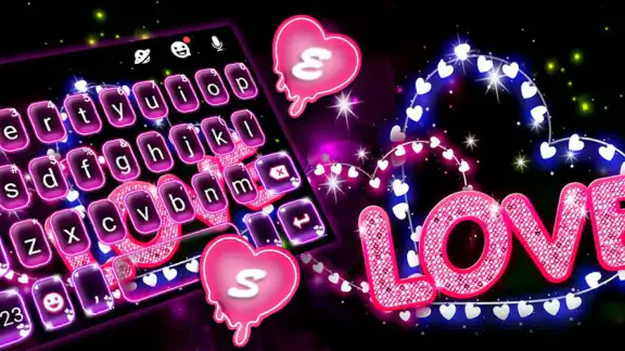 Teclado Neon Love