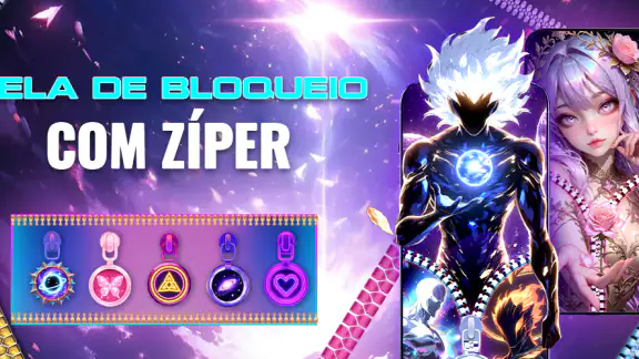 Tela de Bloqueio Zíper: Estilo