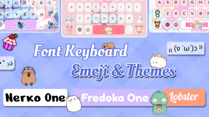 Temas Fontes de Teclado Emoji