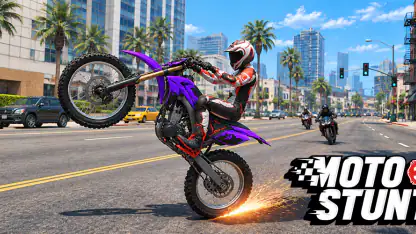 Traffic Bike: Moto Stunt 3D