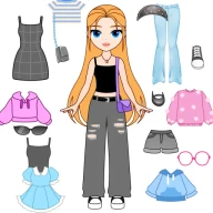 ちび Chibi 人形 女の子 ゲーム チビ きせかえゲーム icon