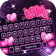Keyboard - Neon Love Theme icon