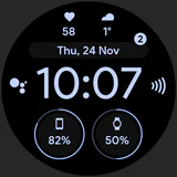 Pixel OLED: Watch face