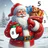 Santa Color By Number Games icon