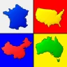 世界のすべての国の地図 : 地理学に関するクイズ icon