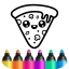 塗り絵子供向けお絵描きゲーム。知育色塗りアプリ・ぬりえこども icon