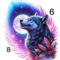 Magische Fantasie nach Zahlen icon