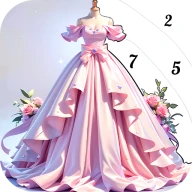 Prinzessinnenkleid-Malspiel icon