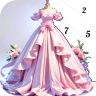Prinzessinnenkleid-Malspiel icon