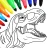 Dinosaurier malen für Kinder icon