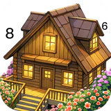 Cabin & House Paint by Numbers