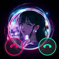 Farbiges Anruf-Theme icon