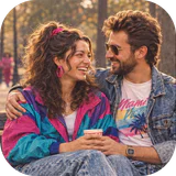 80s Retro Photo Style Maker icon