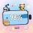 かわいい絵文字バッテリー表示 icon