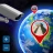 GPS-Navigation: 3D Weltkarte icon