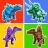 Crystal Dinosaur Element Fight icon
