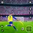 Match de football sur penalty icon