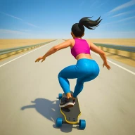 Downhill Skate Race ― レース スケボー icon