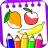 Früchte-Mal- und Zeichenbuch icon