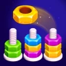 Muttern Sortieren: Farbspiel icon