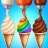 Eis Kegel Cupcake Backen Herst icon