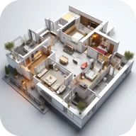 ハウス デザイン 3D - ホーム プランナー icon