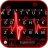 Neon Red Heartbeat Themen icon