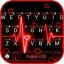 Neon Red Heartbeat Themen icon