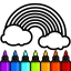 子供用塗り絵 - お絵かき、ぬり絵、子供用 塗り絵ゲーム icon