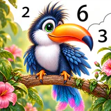 Jungle Color By Number Games icon