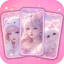 Süße Kawaii Hintergrundbildern icon