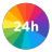 一日予定表: 1日のスケジュールを24時間の円グラフで管理 icon