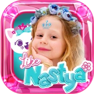 Like Nastya: Spiele & Videos icon