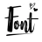 Schriftarten - schöne Texte icon