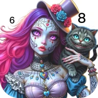 Dark Fairytale Color by Number icon