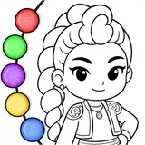 Colora Principesse Glitter