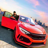 Coche Conducción Juegos línea icon
