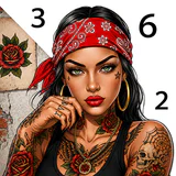 Rebel Color Paint By Number icon