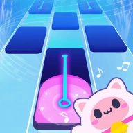Cat Cute Tiles: 音楽ゲーム ボールゲーム icon