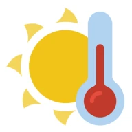 Raum temperatur messer icon
