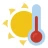 Raum temperatur messer icon