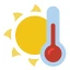 Raum temperatur messer icon