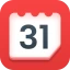 シンプルカレンダー 2026 icon