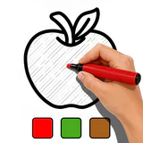Coloring Page ASMR Drawing icon