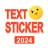 TextSticker 2026 WAStickerApps icon