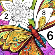 Tangle Color by Number Book icon