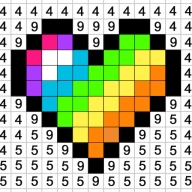 番号でぬりえ: ピクセル着色ゲーム icon