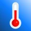 Echter Thermometer: Temperatur icon