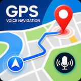 Voice GPS Map Navigation Route icon