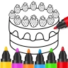 子どものための塗り絵とお絵かき icon